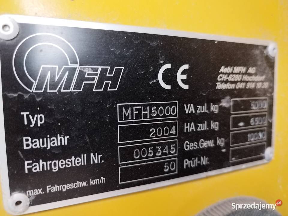 Zamiatarka Aebi MFH500 Siedlce