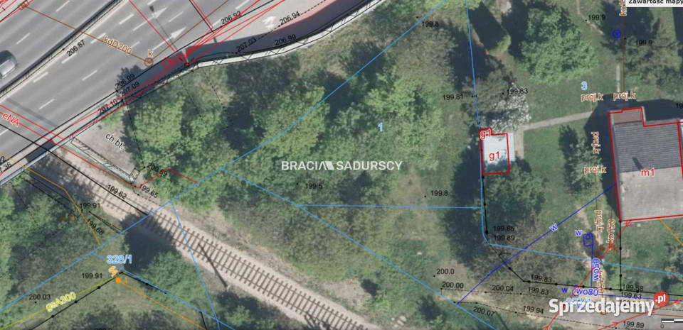 sprzedaży działki 457m2 Kraków