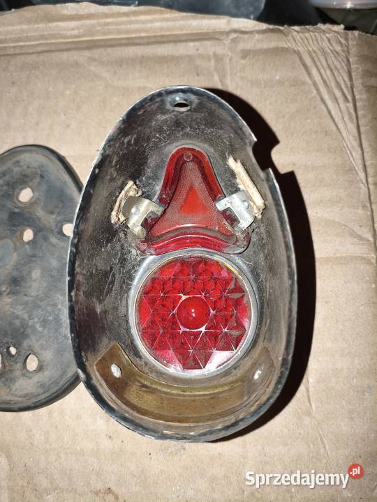 Lampa duży żółwik M72 K750 Ural M63 M62 IŻ56 Lampy tylne wielkopolskie Leszno