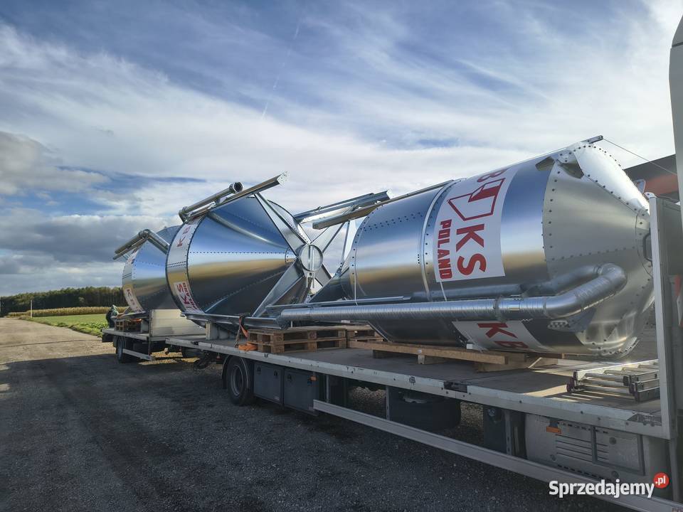 Silos paszowy lejowy o ładowności 5t PRODUCENT Zbiorniki śląskie Kruszyna