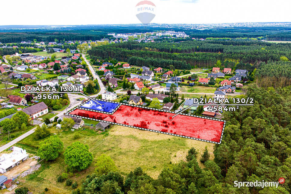 Potencjał inwestycyjny łącznie 5540 m Łężyca