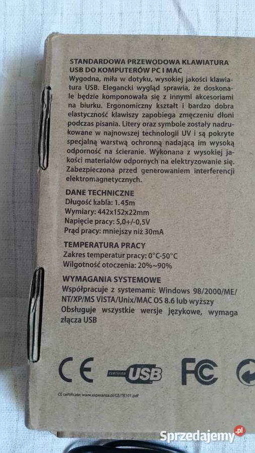 Przewodowa klawiatura TITANUM TK101 Puławy