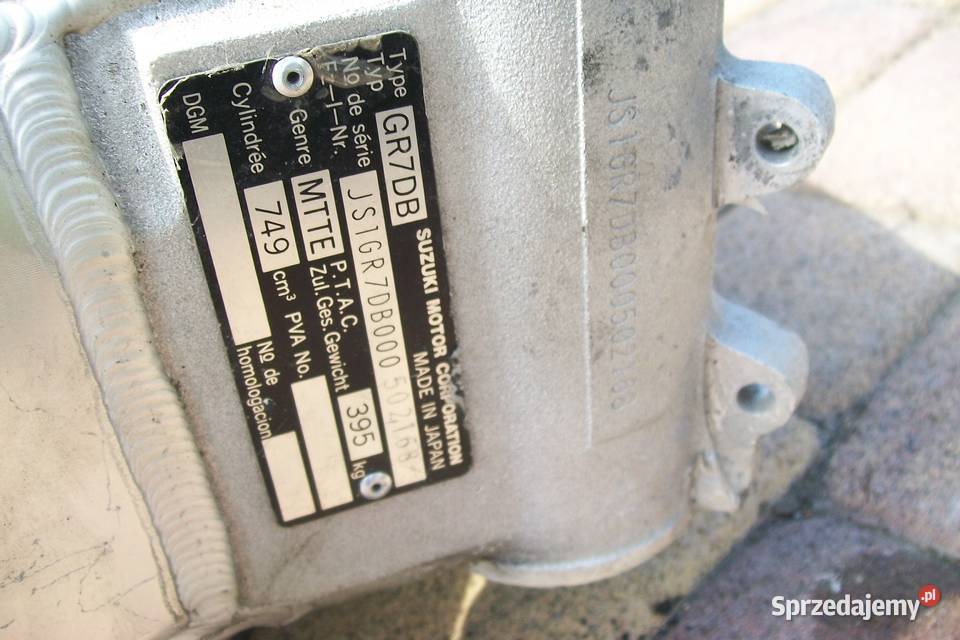 suzuki gsxr 750rama z niemiecka dokumentacja