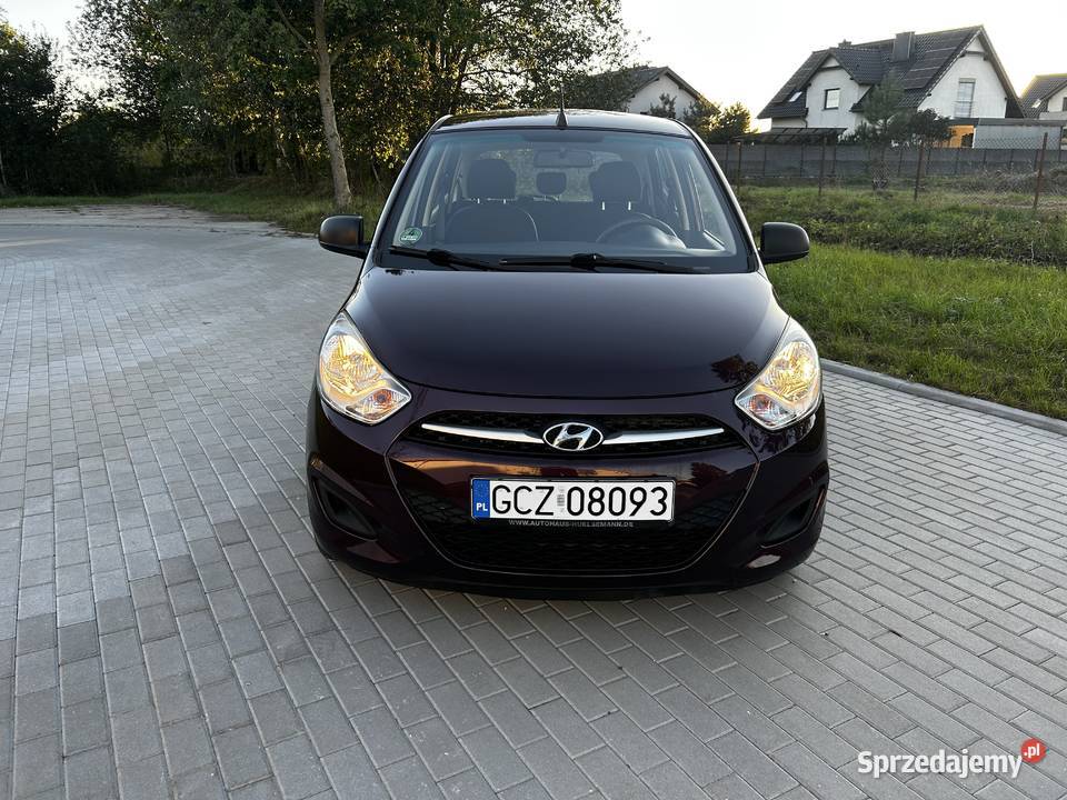 Hyundai i10 2012 11 69 Idealny nowy olej gotowy fioletowy pomorskie Przechlewo sprzedam