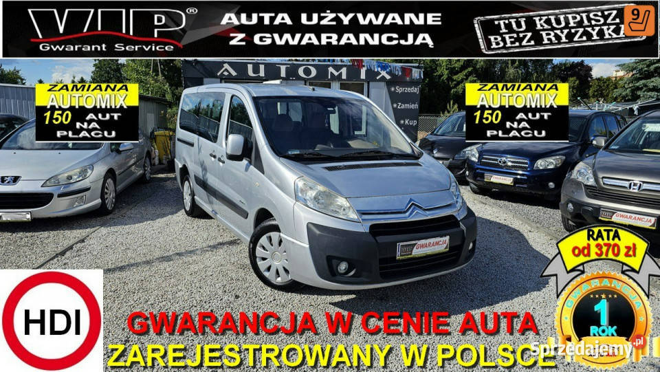 Citroen Jumpy Combi SPRZEDANY 20 HDI 120 Atlante 1997cm3 Jumpy Combi