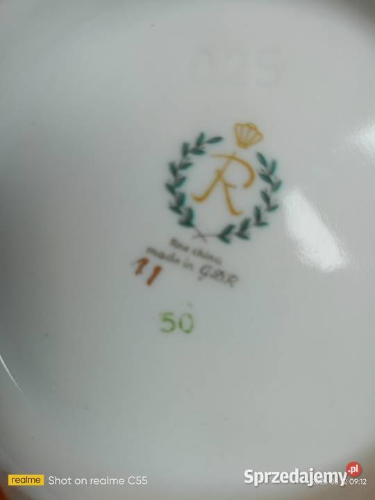 Porcelana Reichenbach cukierniczka plus 3 lubuskie Drezdenko