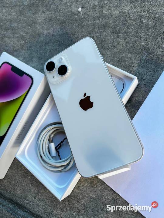 Nowy iPhone 14 biały Apple / iPhone Łańcut