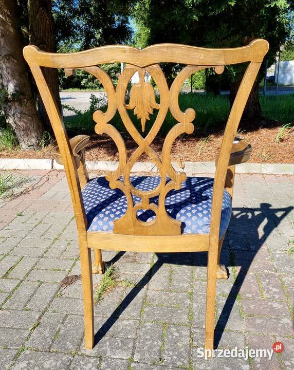 Jadalnia w stylu chippendale komplet mebli Meble zachodniopomorskie Szczecin