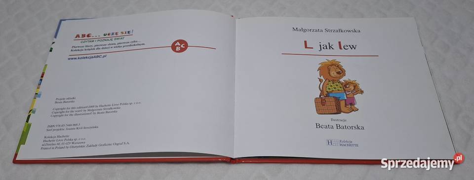 ABC Uczę się L lew Strzałkowska Hachette 2008