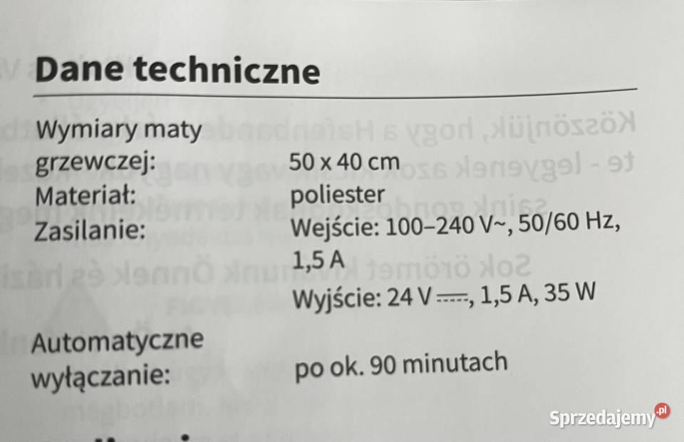 Mata grzewcza Zielina