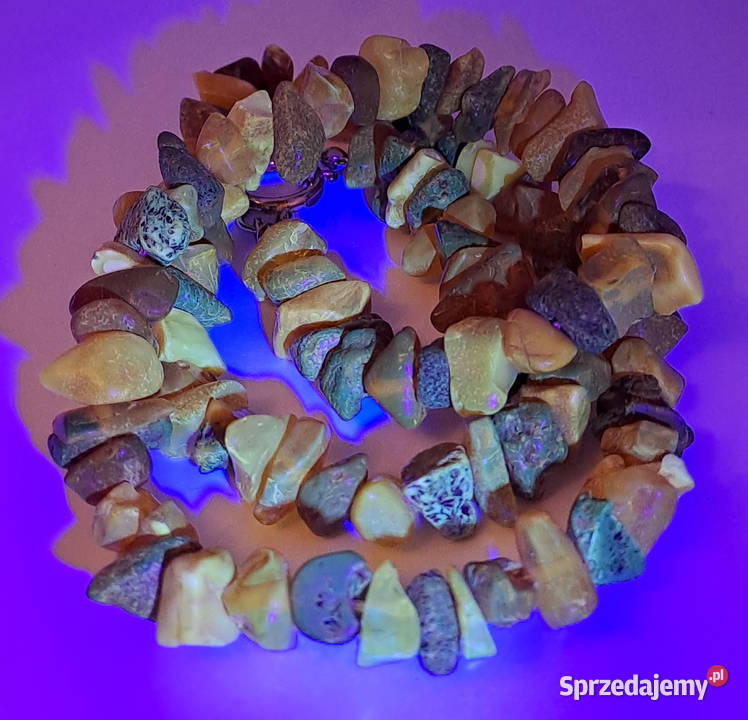 Korale z bursztynu BURSZTYN bałtycki bryłeczki mazowieckie Warszawa