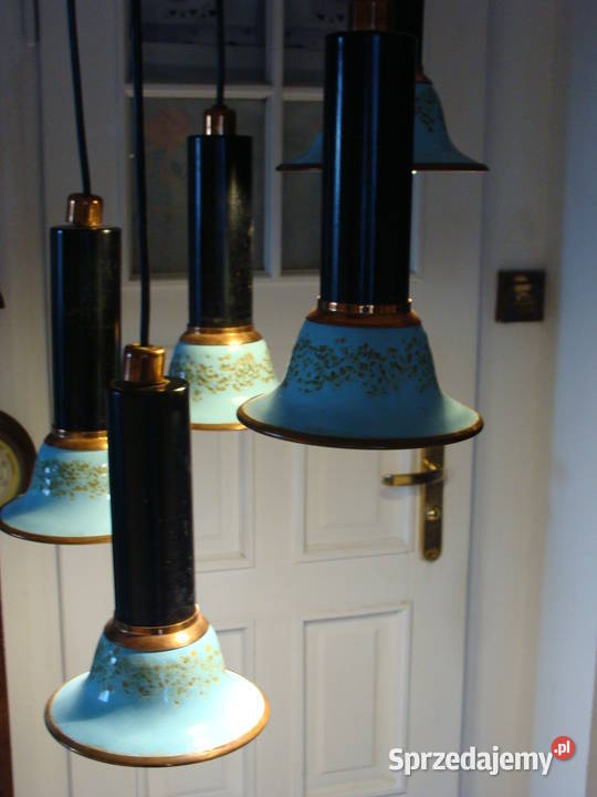 Stylowy lampa kaskadowa z lat 70 Wrocław
