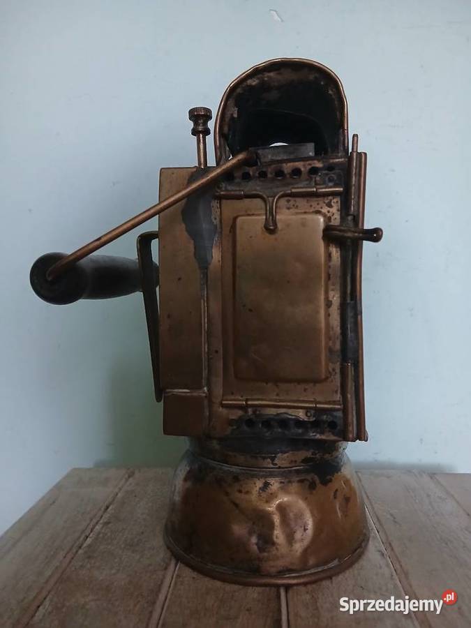Mosiezna stara lampa kolejowa Kraków sprzedam