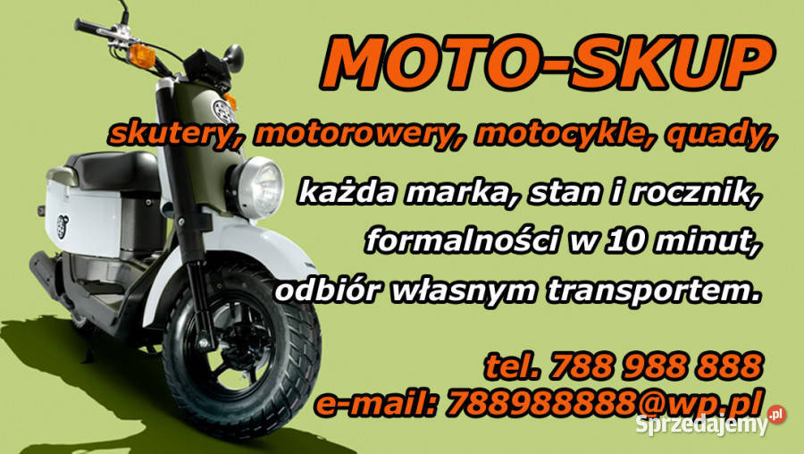 skuter BAOTIAN Rally 50 4 suw stan transport