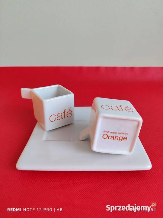Filiżanki do espresso z limitowanej serii Orange Wyposażenie wnętrz Katowice