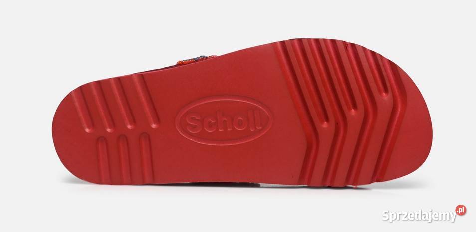 Nowe klapki damskie czerwone Scholl Bogota r 41 Moda i Styl lubelskie Lublin