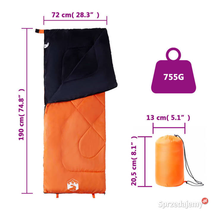 Śpiwór dorosłych na 3 pory roku WM94456 Warszawa