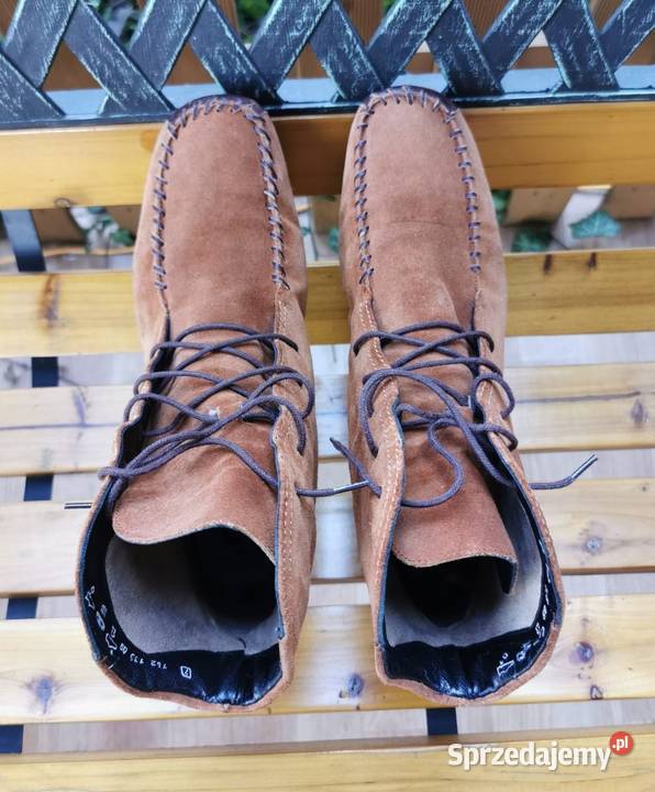 Buty skórzane Oryginalne KS zamsz nubuk 38 Łódź sprzedam
