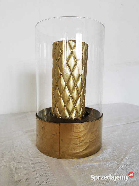 Skarby czasów PRLu Naczynie szklane świecznik Gdańsk sprzedam