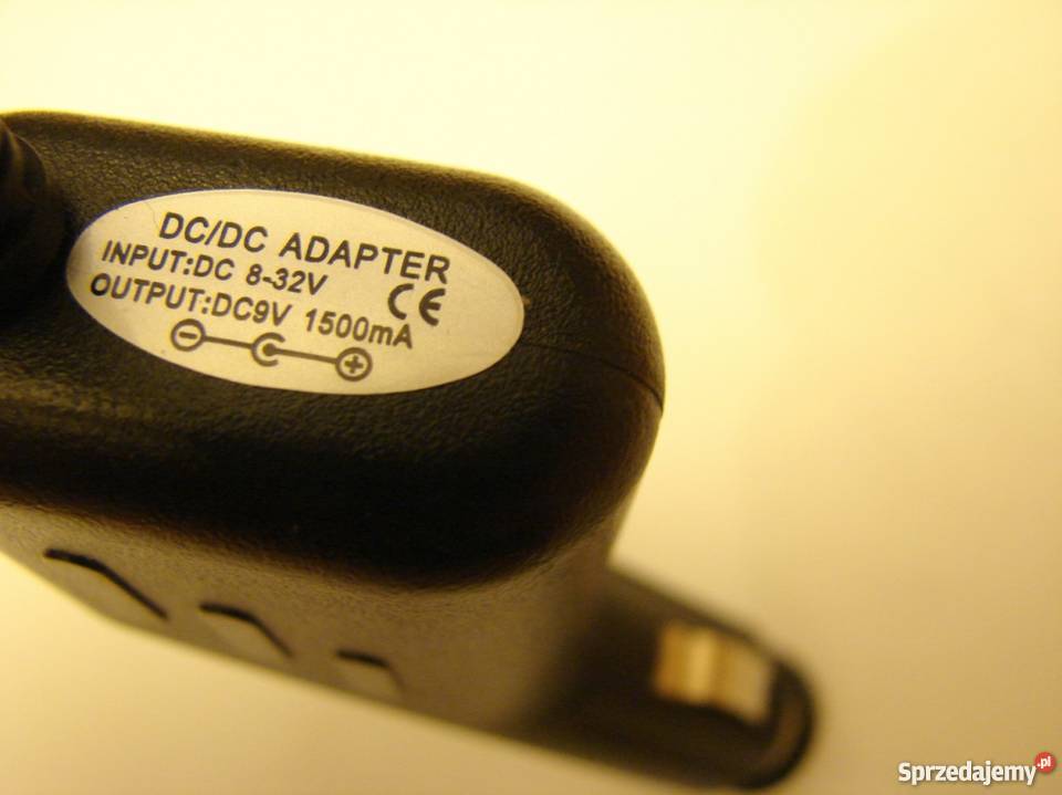 Zasilacz samochodowy ładowarka 9V