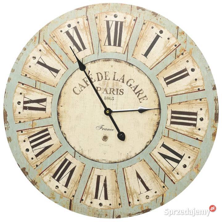 vidaXL Zegar ścienny wielokolorowy 60 Zegary mazowieckie Warszawa