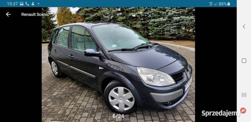 Sprzedam Renault ScenicII 2 0BLPG wielkopolskie Konarzewo