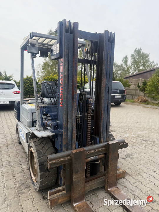 wózek widłowy KOMATSU FD30 diesel Triplex 430m łódzkie Działoszyn