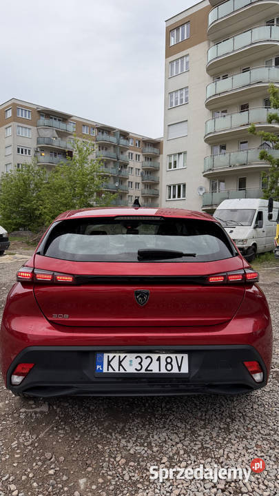 Peugeot 308 pierwszego właściciela serwisowany w kurtyny powietrzne Kraków