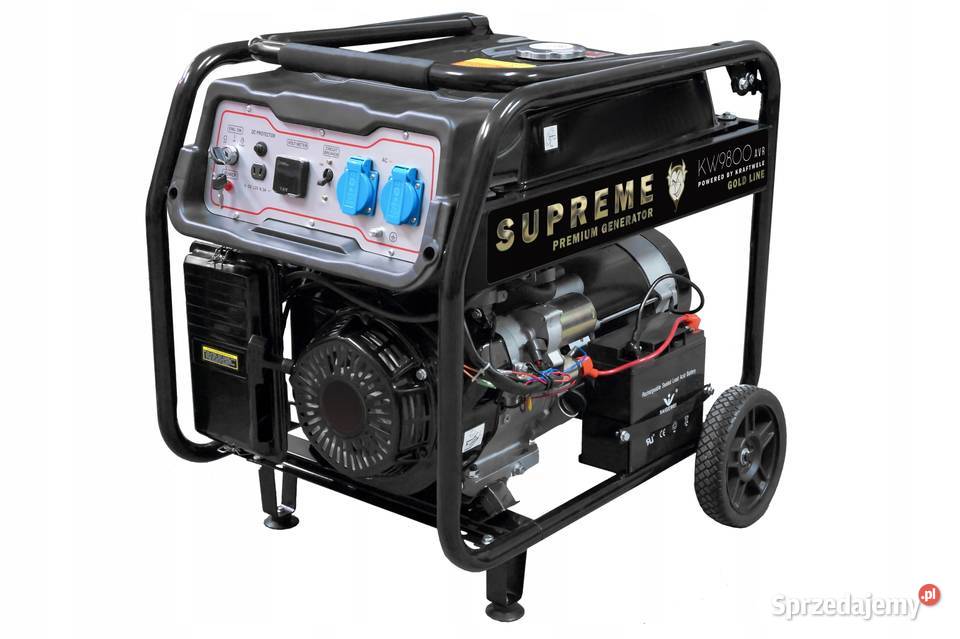 AGREGAT GENERATOR PRĄDOTWÓRCZY 98 kVA 1F Supreme Ząbkowice Śląskie