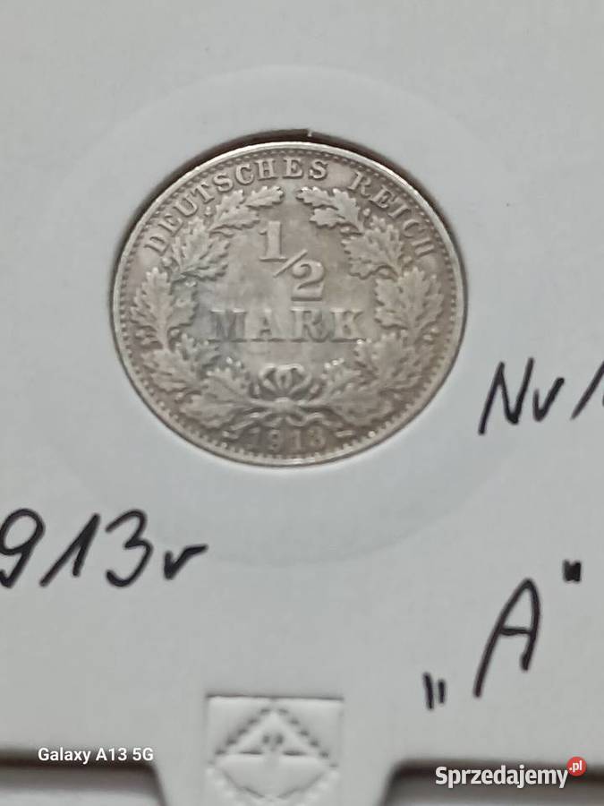 12 Marki Prusy 1913 r 1 mennica A