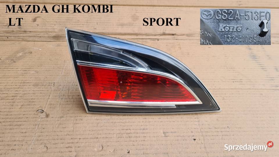 Mazda 6 GH LIFT lampy tył tylne lampa Kombi prawe dolnośląskie Legnica sprzedam
