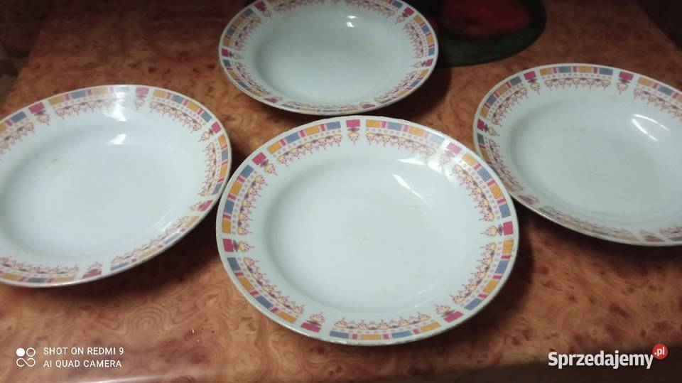 4 duże talerze porcelana chińska 227 sprzedam Talerze i talerzyki Wrocław sprzedam