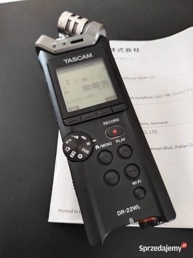 Recorder PCM Tascam DR22WL Pozostałe Pozostałe kujawsko-pomorskie Bydgoszcz
