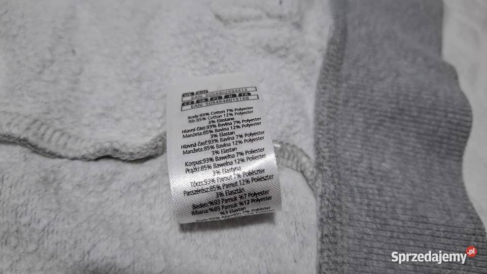 Bluza rozpinana szara chłopięca 128 78 lat FF Czeladź