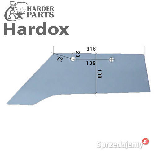 Lemiesz 300hektarów HARDOX 969103L części do Suwałki sprzedam