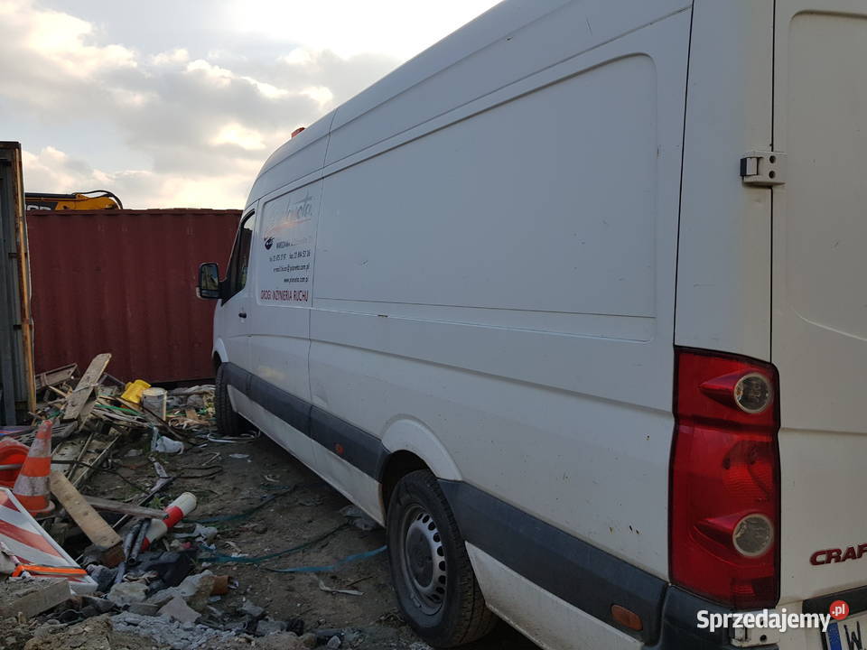 Syndyk sprzeda VVOLKSWAGEN CRAFTER 20TDI VAN WA mazowieckie Warszawa sprzedam