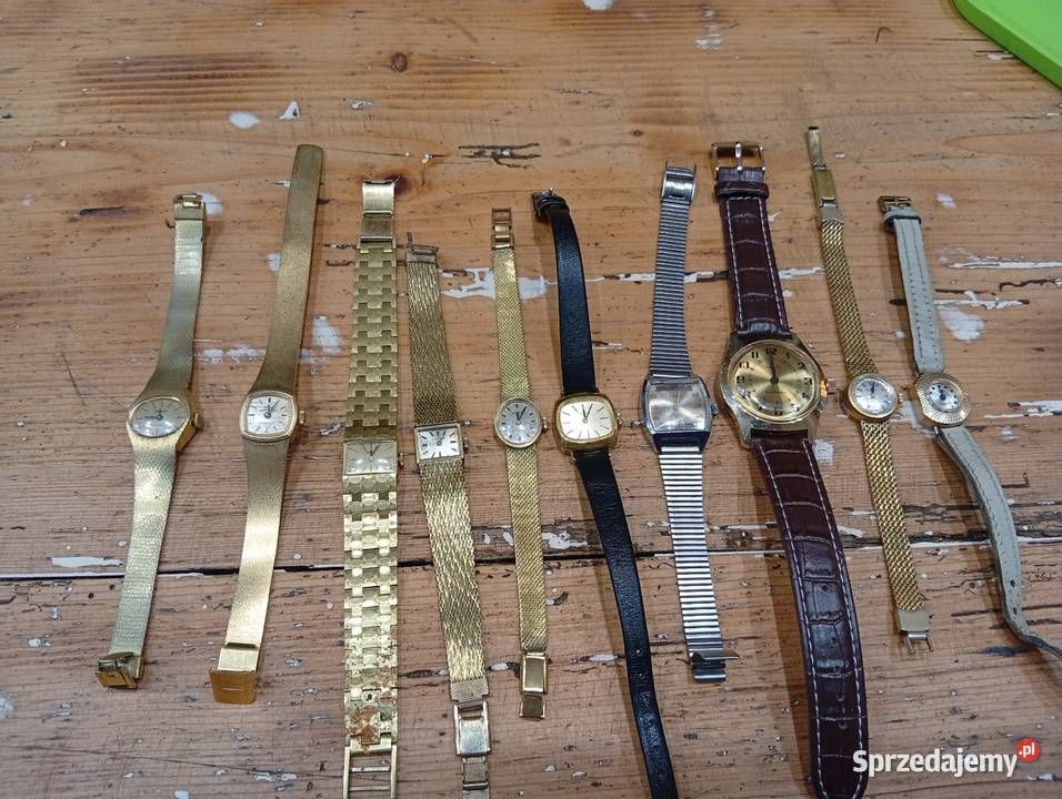 Zegarki damskie vintage pozlacane opolskie Nysa