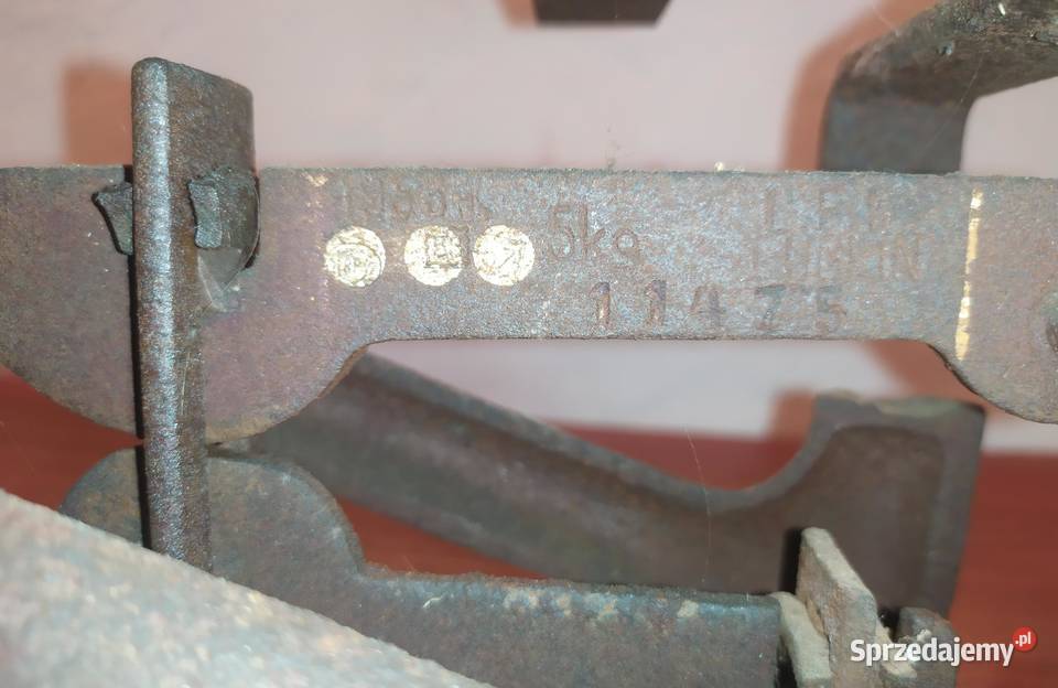 Stara waga szalkowa 5 LFW Lublin