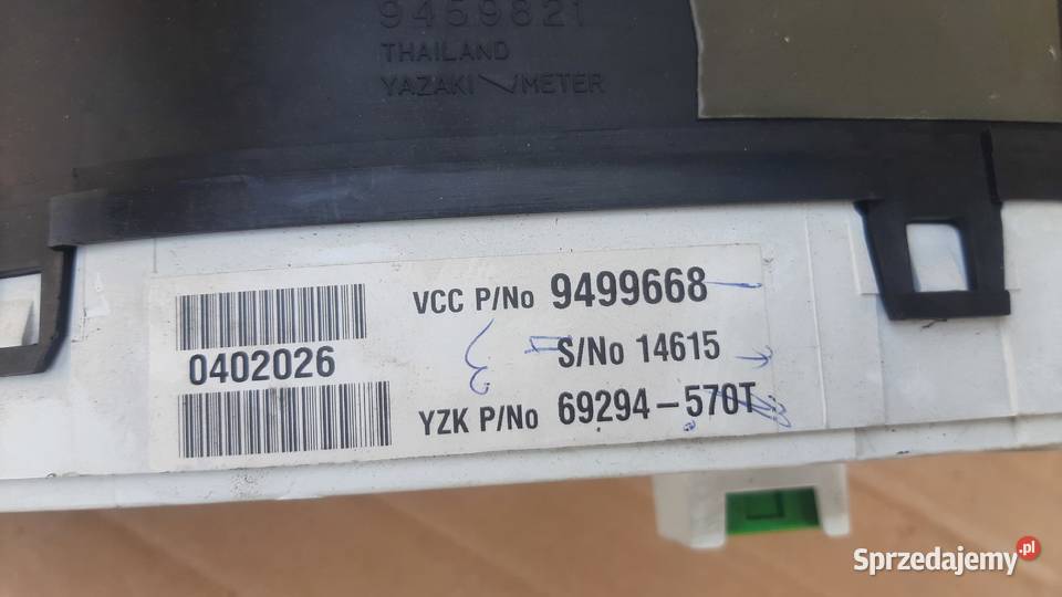 licznik Volvo v70 II s60 s80 xc70 9499668 Liczniki i zegary Dębno