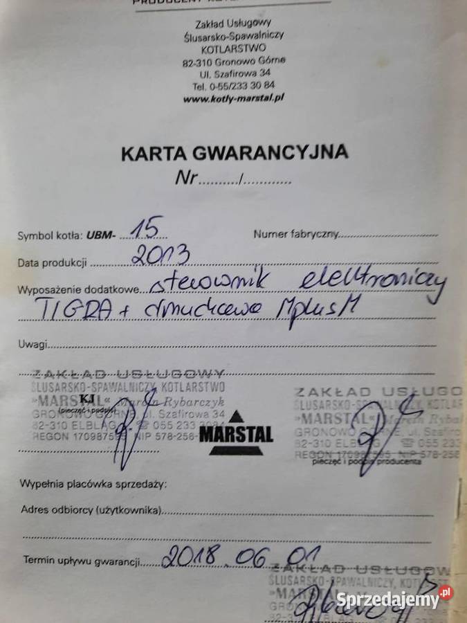 Kocioł Piec 15 kW do 120mz Podajnikiem stal Olsztyn