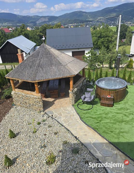 Sprzedam nowy dom saunabania ruska bilardpiękny 1 piętro Sprzedaż Męcina sprzedam