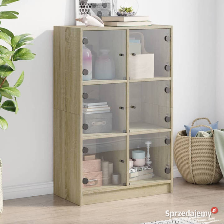 Szafka z drzwiczkami dąb sonoma 68x37x109 Warszawa