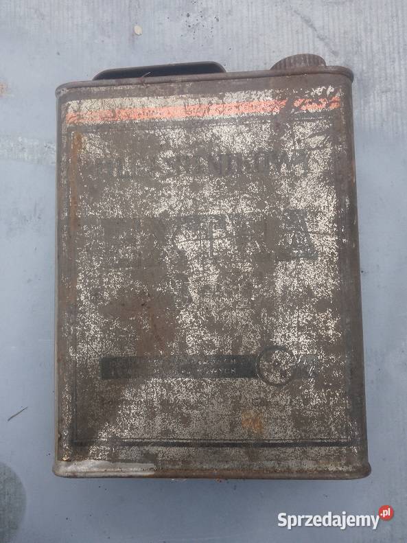 PRL bańka oleju silnikowym Milejewo sprzedam