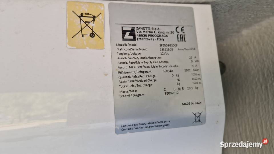 Mercedes Sprinter 907 chłodnia 2018 2200cm3 śląskie Częstochowa