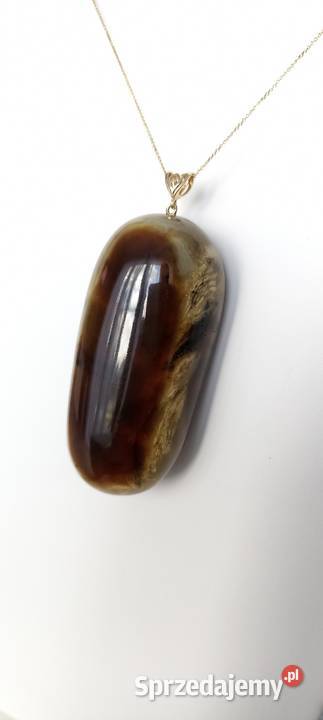 Wisior z bursztynu Piotrków Kujawski sprzedam