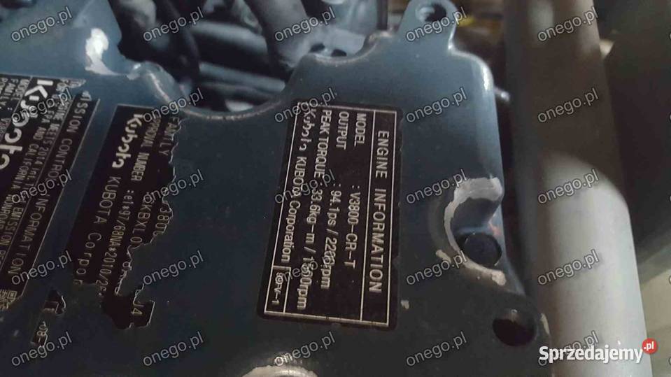 Kubota Usuwanie filtra DPF
