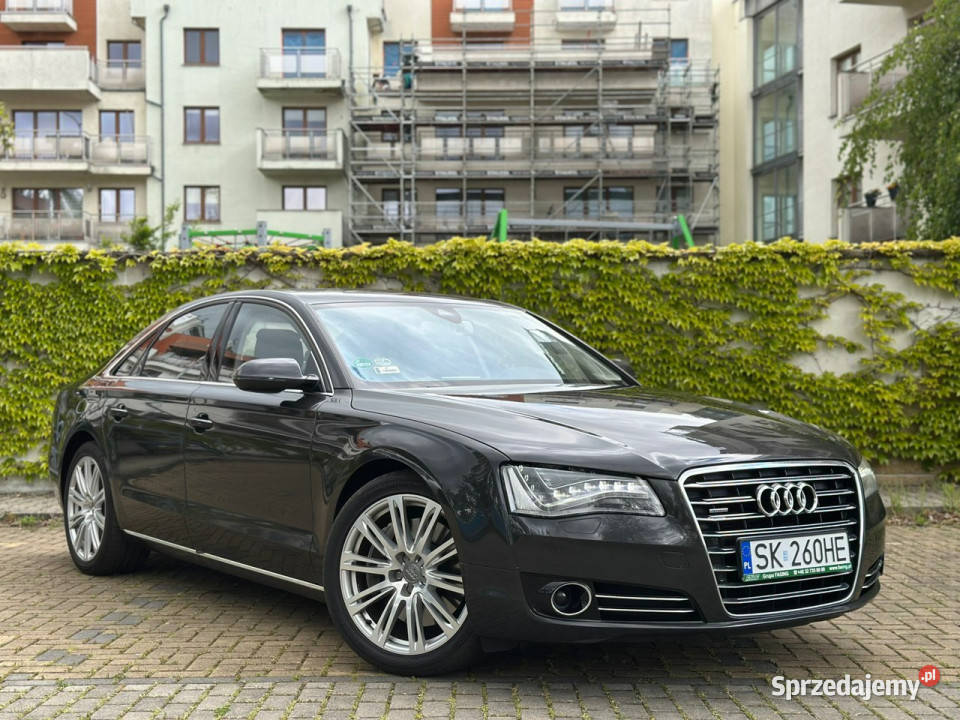 Audi A8 Faktura VAT 23 Salon Polska D4 2010 śląskie Tarnowskie Góry