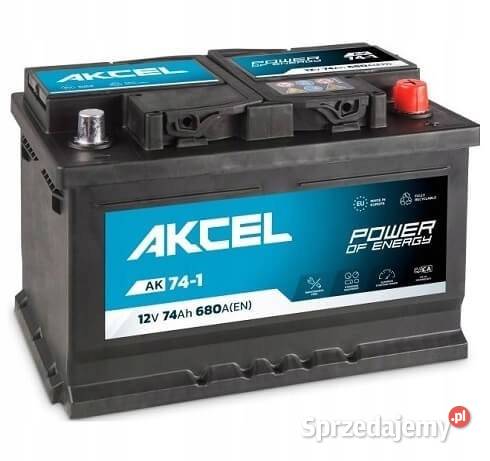 Akumulator AKCEL VARTA 74AH 680A osobowe Jelcz-Laskowice