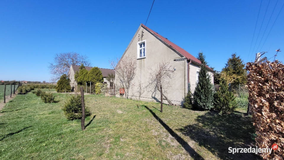 Działka zabudowana domem i budynkiem wielkopolskie Spytkówki