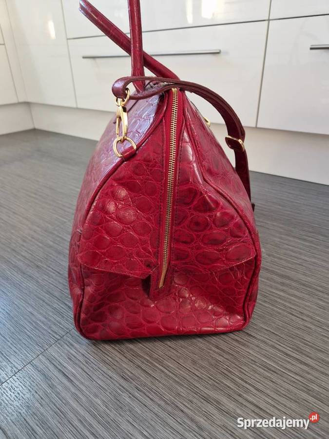 Ekskluzywna torba podróżna wykonana ze skóry Torby i torebki Moda i Styl Nowogard